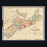 Mackinlay's map of the Province of Nova Scotia 4 Poster<br><div class="desc">Mackinlay's map of the Province of Nova Scotia,  including the island of Cape Breton. By Mackinlay,  A. & W. (186). Published by ''Halifax: A. & W. Mackinlay".</div>