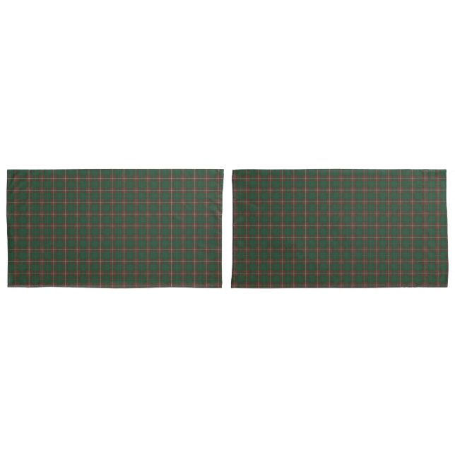 MacKinnon Hunting Ancien Original Scottish Tartan  Pillowcase (Front-Set)