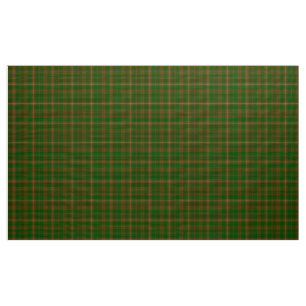 MacKinnon Tartan Green, and Brown Plaid Fabric