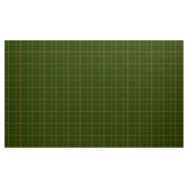 MacKinnon Tartan Green, and Brown Plaid Fabric (Yard)