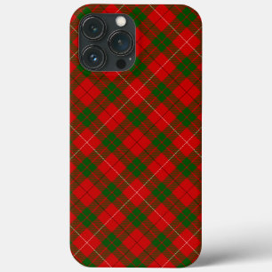 MacKinnon tartan red green plaid iPhone 13 Pro Max Case