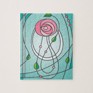 Mackintosh Rose Jigsaw Puzzle