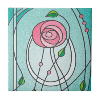 Mackintosh Rose Tile