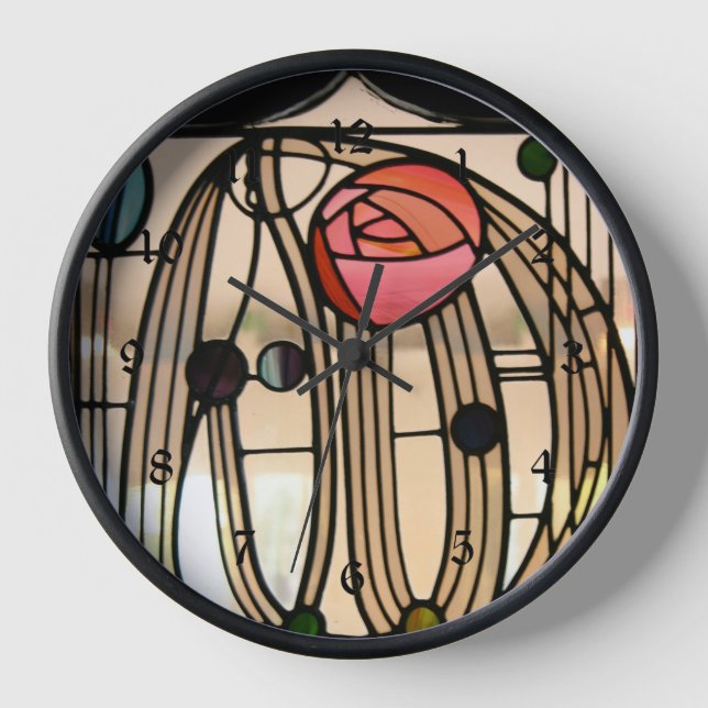 Mackintosh - Stained Glass Window, Clock (Front)