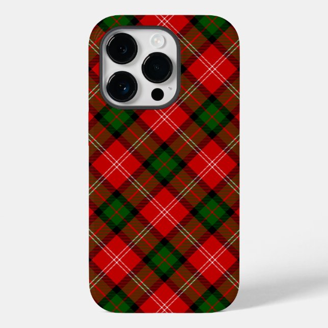 MacKintosh tartan red green plaid Case-Mate iPhone Case (Back)