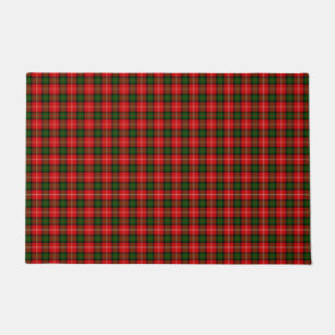 MacKintosh tartan red green plaid Doormat