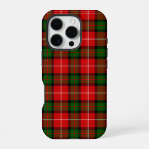 MacKintosh tartan red green plaid iPhone 16 Pro Case