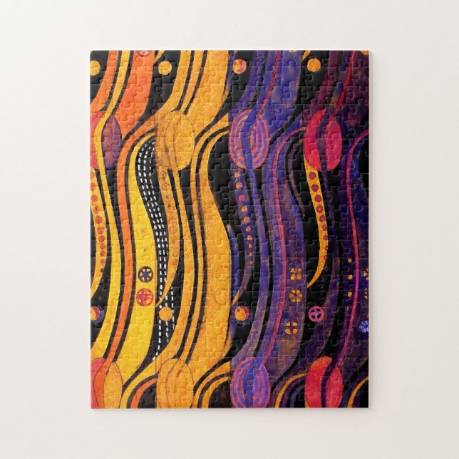 Mackintosh: Tulips Design Jigsaw Puzzle (Vertical)