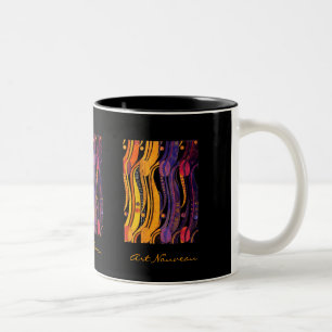 Mackintosh: Tulips Design Two-Tone Coffee Mug