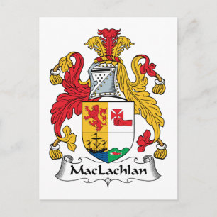 MacLachlan Family Crest Postcard