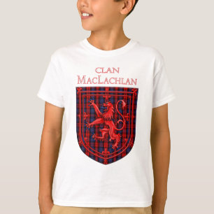 Maclachlan Tartan Scottish Plaid Lion Rampant T-Shirt