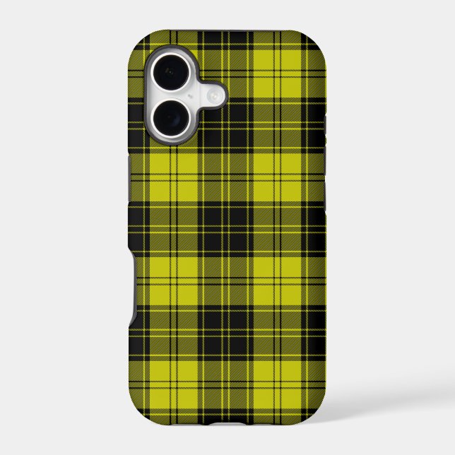 MacLachlan tartan yellow black plaid (Back)