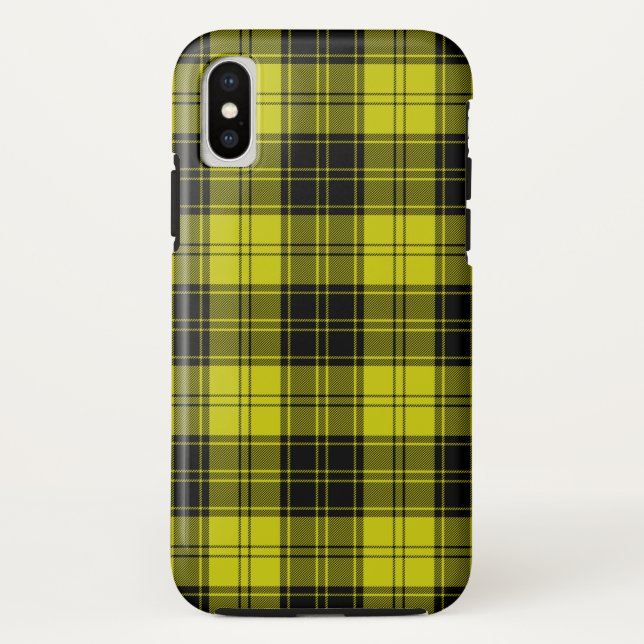 MacLachlan tartan yellow black plaid Case-Mate iPhone Case (Back)