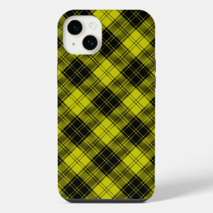 MacLachlan tartan yellow black plaid iPhone 14 Plus Case