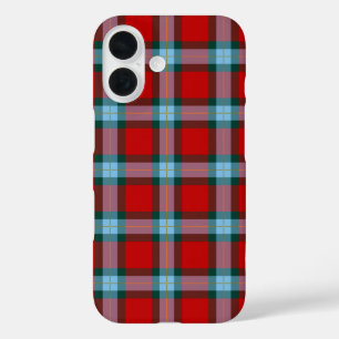 MacLaine Tartan Red Plaid iPhone 16 Case