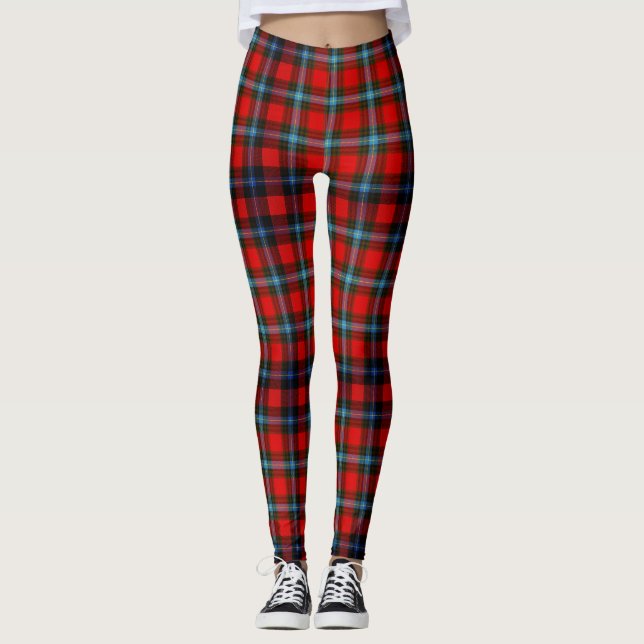 MacLay Tartan Red Leggings (Front)