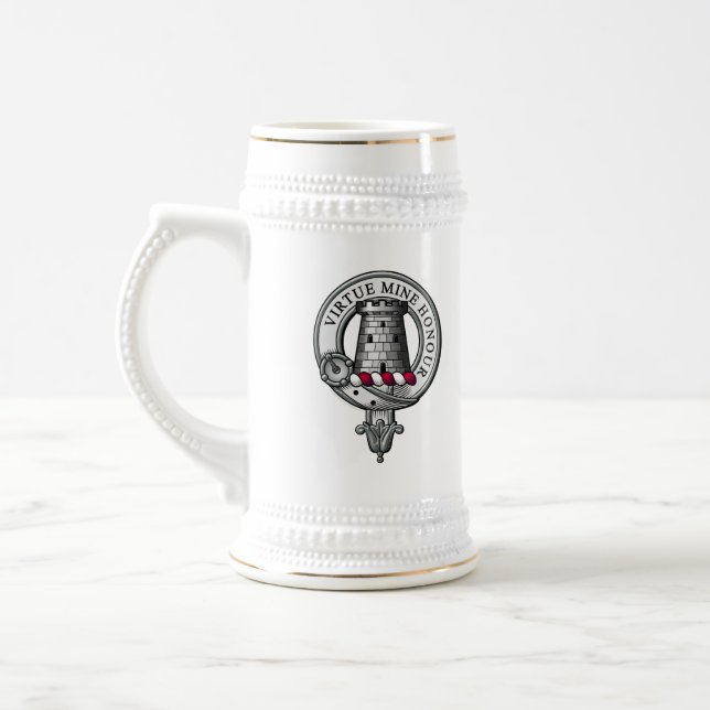MacLean Crest Badge Beer Stein (Left)