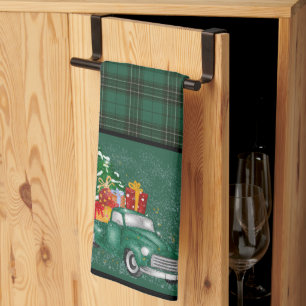 MacLean Hunting Ancient Original Tartan Christmas Kitchen Towel