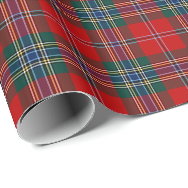 MacLean of Duart Clan Tartan Wrapping Paper (Roll Corner)
