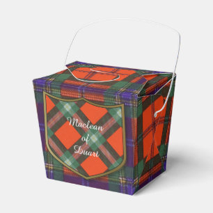 Maclean of Duart Plaid Scottish tartan Favor Box