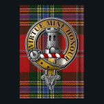 MacLean Tartan & Badge Poster<br><div class="desc">Perfect for the games,  or gift. Use the EDIT DESIGN button and TRANSFER THIS DESIGN to any one of more than 1000 different products. Customize with photo and add text to create a unique gift sure to be a hit at the family reunion or Highland Games.</div>