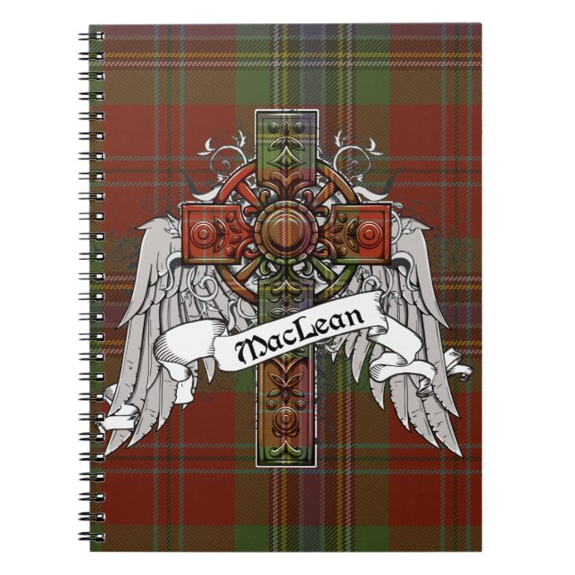 MacLean Tartan Cross Notebook (Front)