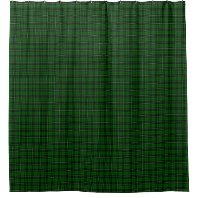 MacLean Tartan Green and Black Plaid (Front)