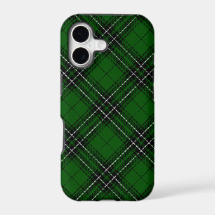 MacLean Tartan Green and Black Plaid