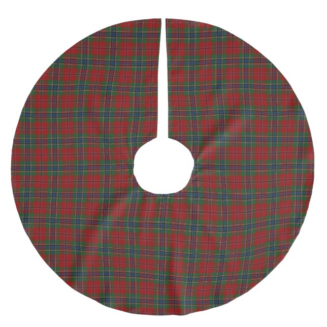 Maclean Tartan Scottish Modern MacLean of Duart Brushed Polyester Tree Skirt (Front)