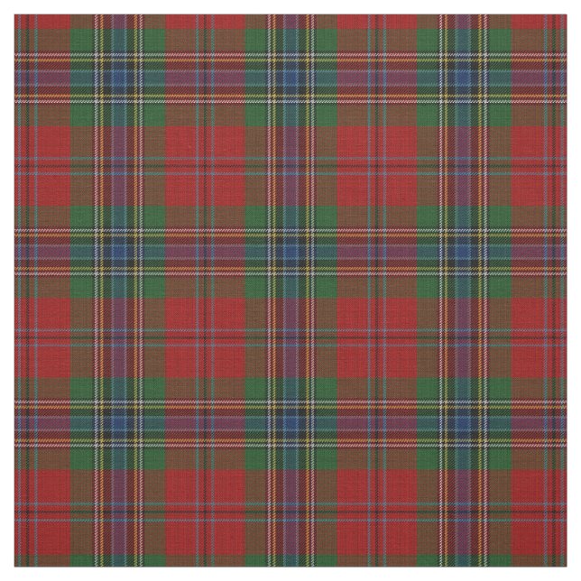 Maclean Tartan Scottish Modern MacLean of Duart Fabric (Swatch)