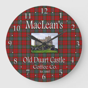 MacLean's Old Duart Castle Coffee Co. Wall Clock