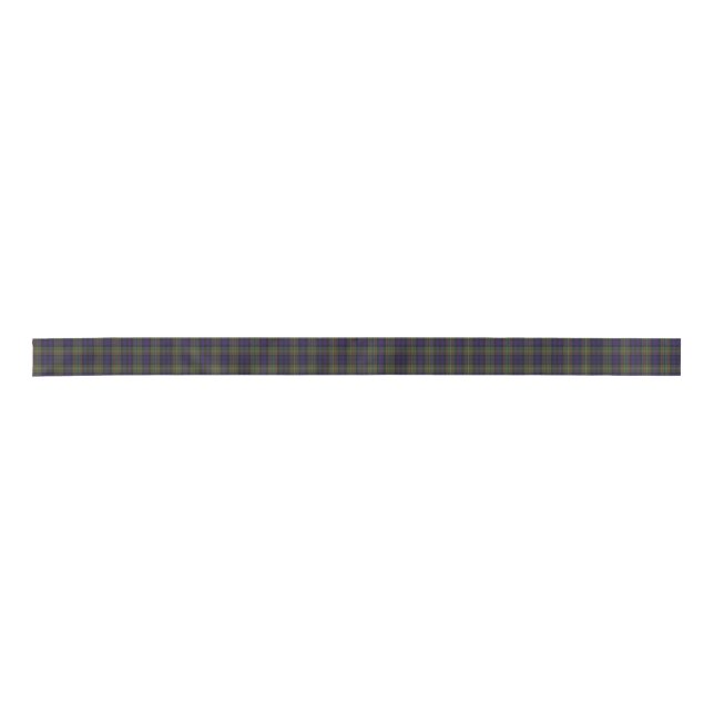 MacLellan Clan Tartan Plaid Ribbon Satin Ribbon (Front)