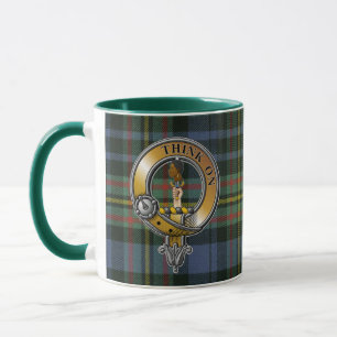 MacLellan Tartan & Badge Mug