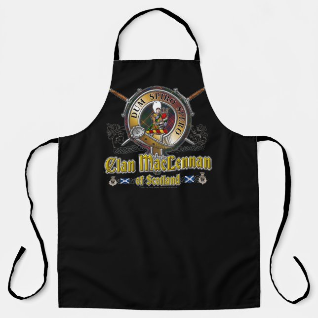 MacLennan Clan Badge Apron (Front)