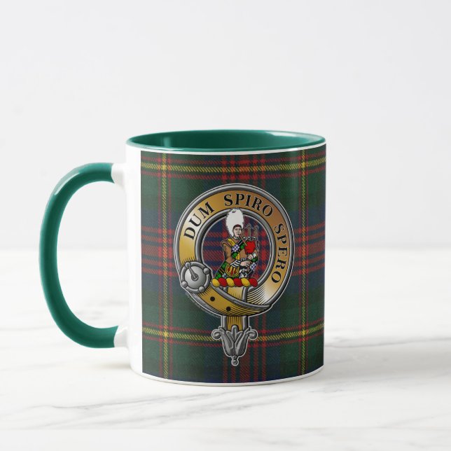MacLennan Tartan & Badge Mug (Left)