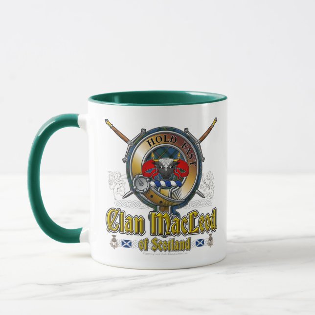 MacLeod Clan Badge Mug (Left)