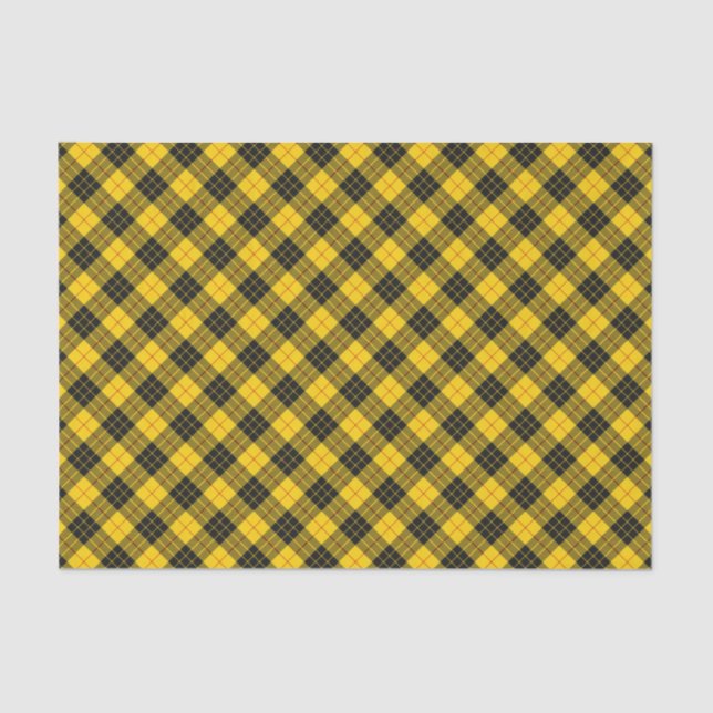 MacLeod Clan Scottish Tartan Plaid Pattern Tissue Paper (Front)
