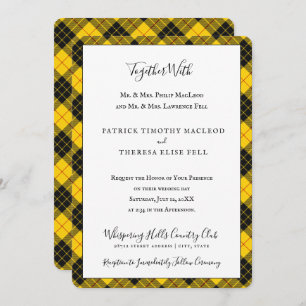 MacLeod Clan Tartan Scottish Plaid Invitation