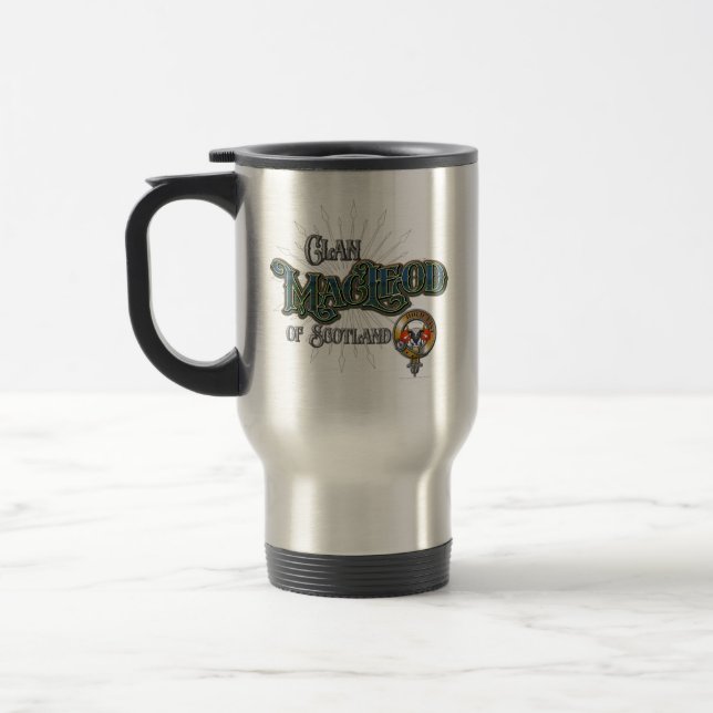 MacLeod Clan Travel Mug (Left)