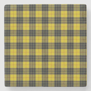 MacLeod Dress Tartan Plaid Stone Coaster