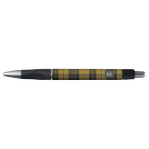 MACLEOD Lewis TARTAN Letter M Monogram (Can Edit) Pen