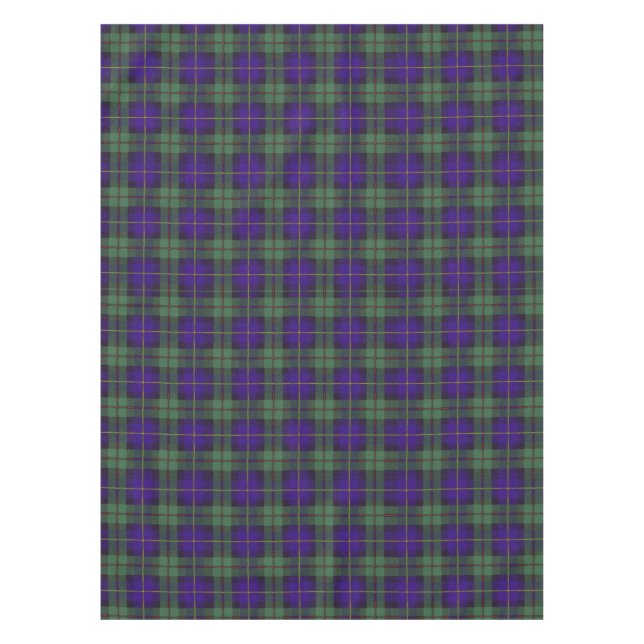 Macleod of Harris clan Plaid Scottish tartan Tablecloth (Front)
