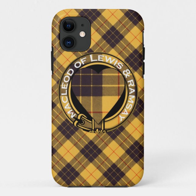 Macleod of Lewis & Ramsay Scottish Tartan Case-Mate iPhone Case (Back)