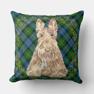 MacLeod of Skye Tartan Scottie Throw Pillow