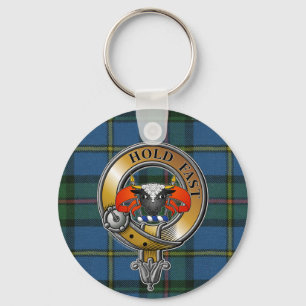 MacLeod Tartan & Badge Keychain