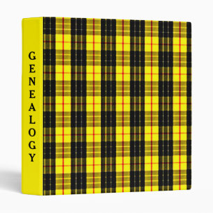 MacLeod Tartan Lewis Binder