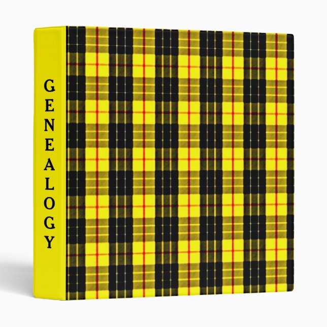 MacLeod Tartan Lewis Binder (Front/Spine)