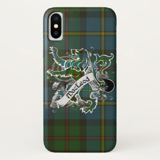 MacLeod Tartan Lion iPhone X Case