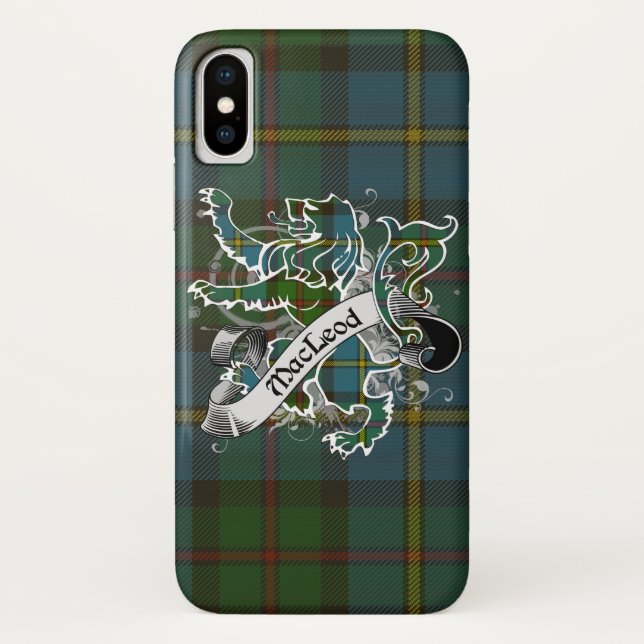MacLeod Tartan Lion Case-Mate iPhone Case (Back)
