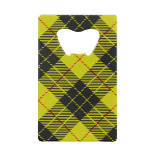 MacLeod tartan pattern Credit Card Bottle Opener